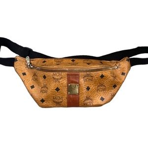 MCM Cognac Belt Bag